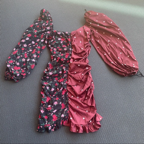 For Love & Lemons Cher Ruched Mini Dress - Picture 11 of 11